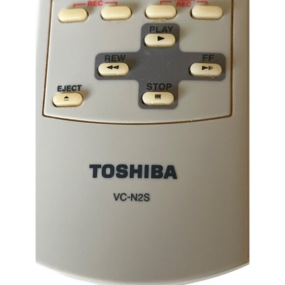 Original Toshiba VC-N2S Replacement Remote Control For VCR TV Working - Picture 2 of 5